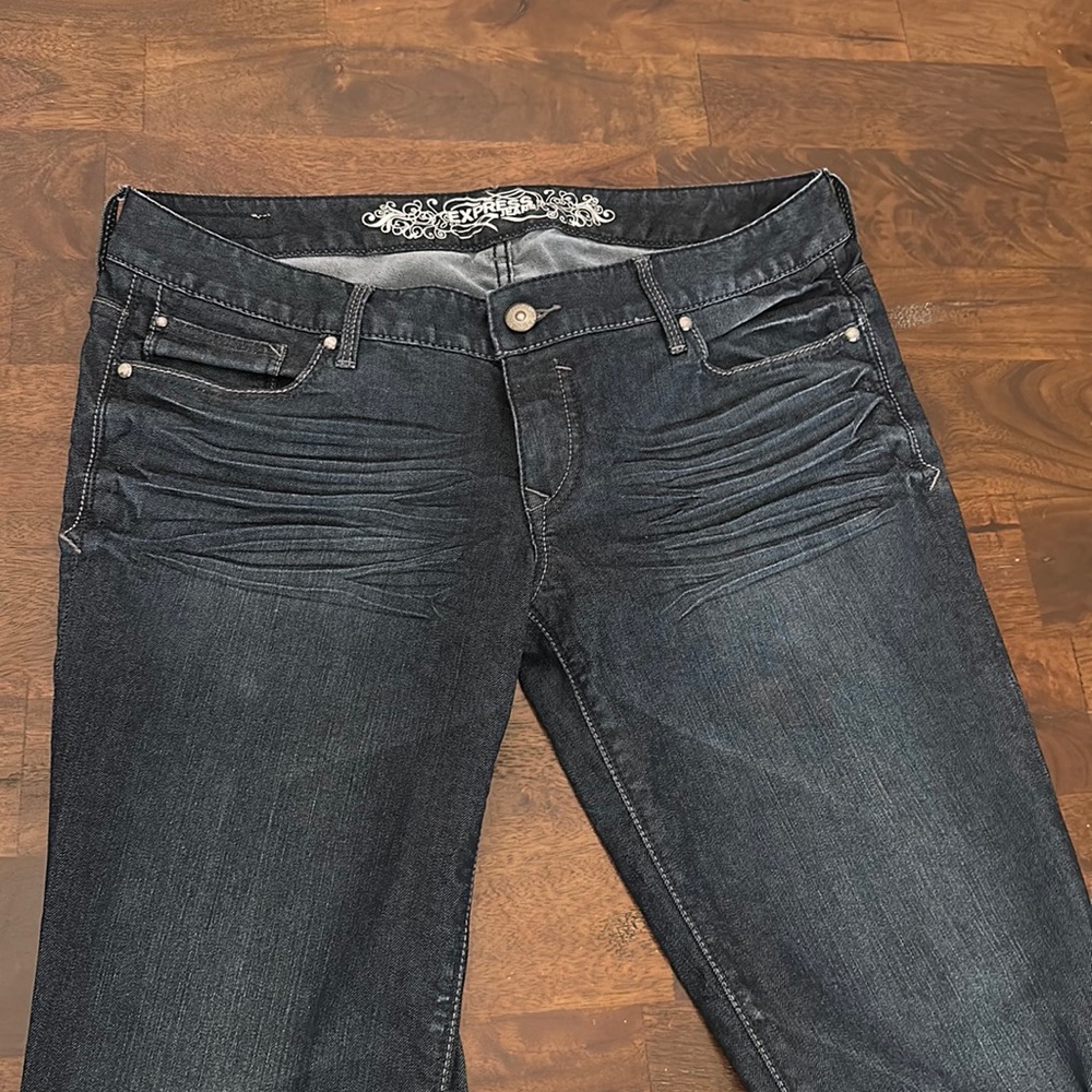 Express Stella low rise jeans size 12r